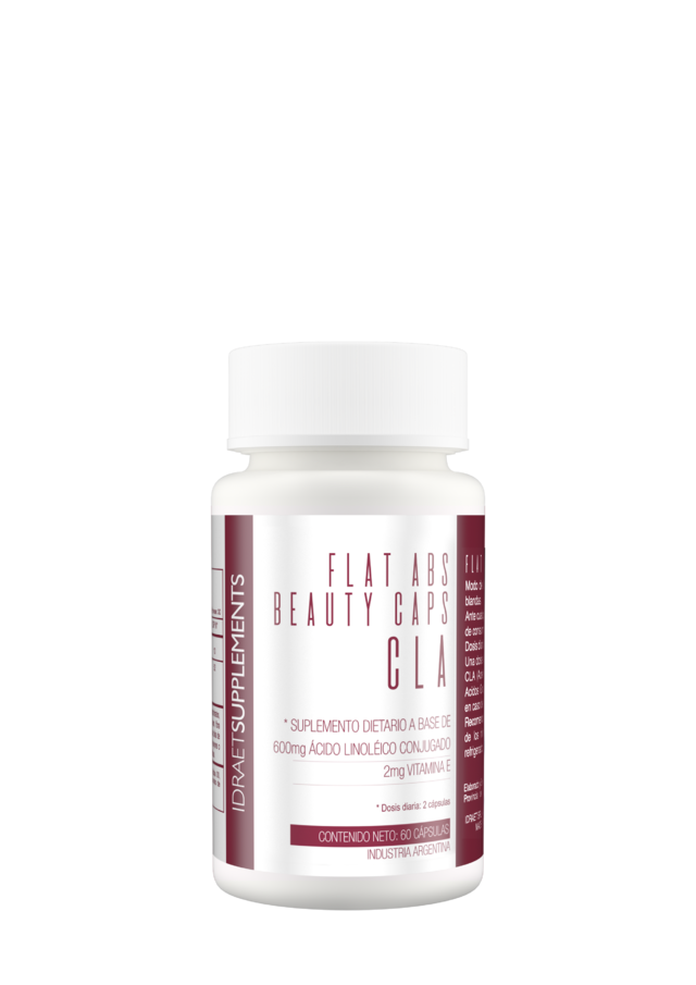 Suplemento en Cápsulas - FLAT ABS CLA x 60 u - Idraet