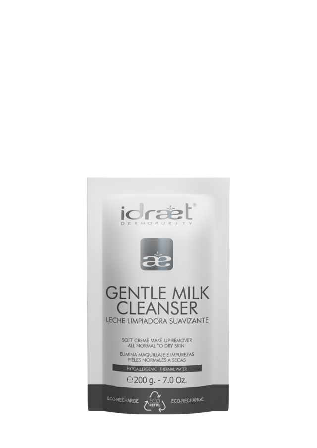GENTLE MILK CLEANSER REFILL - Leche Limpiadora Suavizante x 175 grs - Idraet