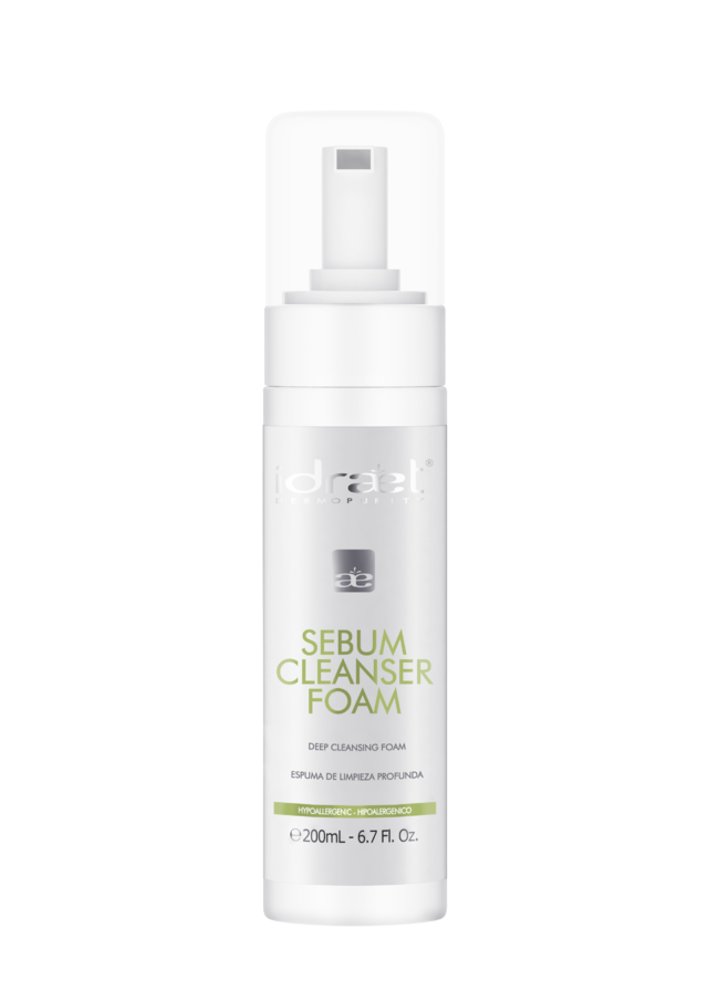 SEBUM CLEANSER FOAM - Espuma de Limpieza Profunda x 200 ml - Idraet